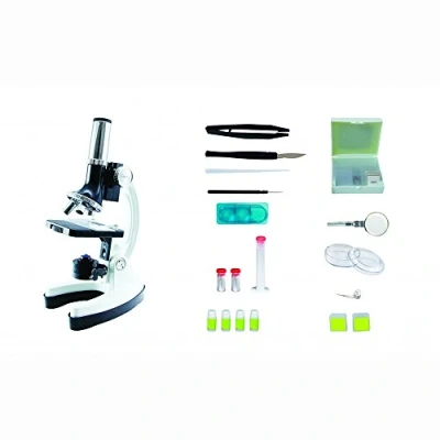 Image of Celestron 5000880 Biological Microscope Kit in Case, 28 Pieces, Multi Colour