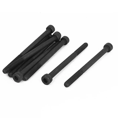 Image of sourcing map M5 x 70mm 12.9 Alloy Steel Hex Socket Head Cap Screws Bolts Black 8pcs