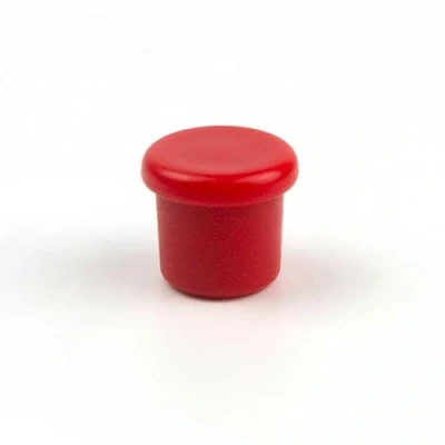 Image of Pack of 10 Round Block Magnets mm x 9 Red