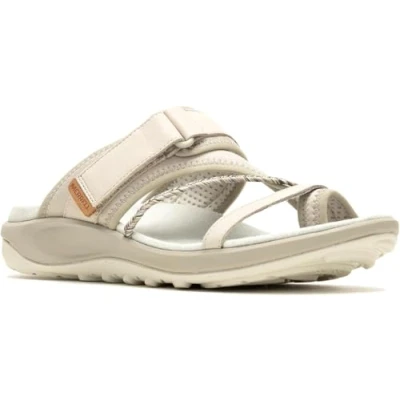 Image of Merrell Women&#039;s Terran 4 Backstrap Sandal, Silver, 9 UK
