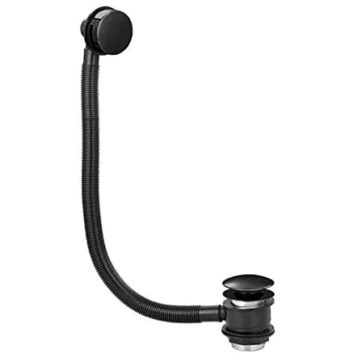 Image of Noir Bath Waste Matt Black Finish Click Clack