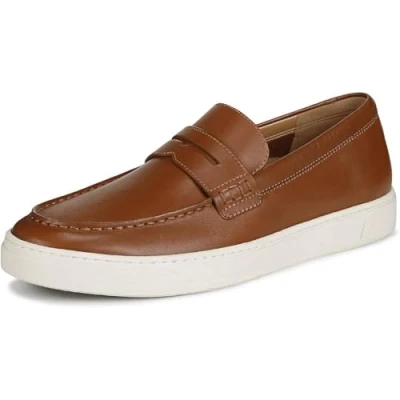 Image of Vionic Men&#039;s Thompson Loafer, Tan Brown Leather, 11 UK