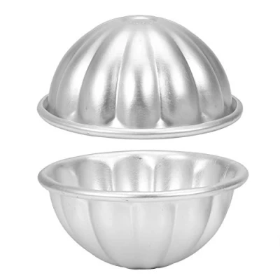 Image of Bath Bomb Moulds Cake Spheres，2Pcs Molds Fizzy Crafting DIY Mould Tools Spa Making SuppliesRound Sphere Shape