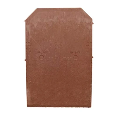 Image of Tapco Slate Roof Tile Lightweight Strong Synthetic Plastic Roofing Shingle Red Rock