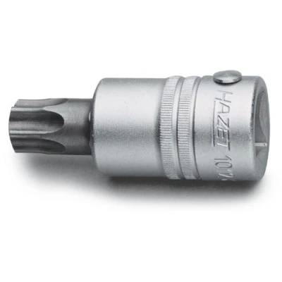 Image of HAZET 1012 T70 Torx Profile Screwdriver Socket Set CVD Tin Coated