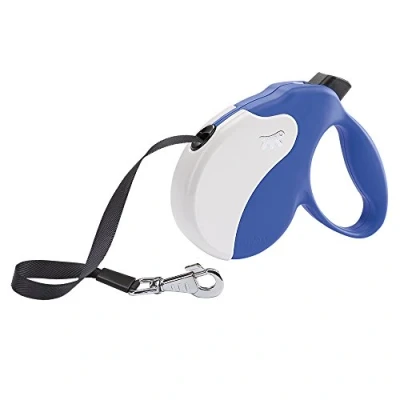 Image of Ferplast Retractable Dog Lead Extendible Leash AMIGO TAPE L, Extendable tape, 5 m, max 50 kg, Blue