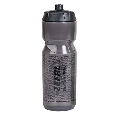 Image of ZEFAL Unisex&#039;s Sense Grip 80 Water Bottle, Black/Black, 800ml