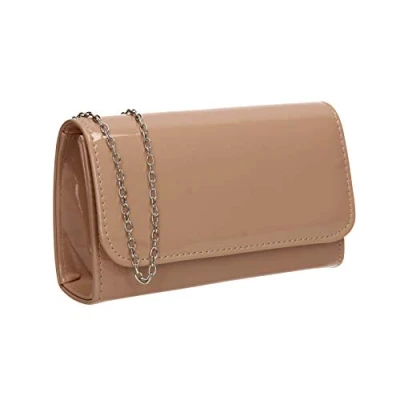 Image of Swankyswans Women&#039;s Diaz Clutch Bag, Nude, One Size
