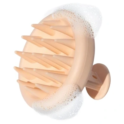 Image of Hair Gain Scalp Massager Shampoo Brush Regrowth Soft Silicone Bristles for Deep Cleaning Exfoliates &amp; Stimulates Reduces Dandruff Itchiness Lightweight Comfortable Grip