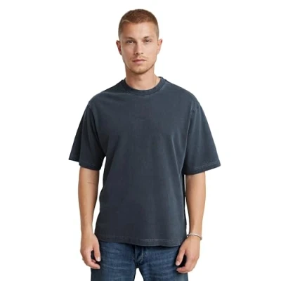 Image of G STAR Center Chest BOXY Basic Tshirt, Men&#039;s, Size: XS, Petrol