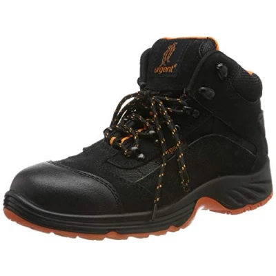 Image of Urgent Leightweight Leather Men &#039;s Boot Safety Work With Steel Toe Cap 103 SB (44)