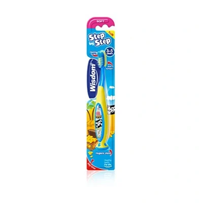 Image of wisdom Kids Step by 3 5 Years Toothbrush