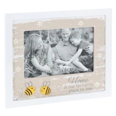 Image of Shudehill Giftware Pebble Bee 3 x 5 Photo Frame Collection. Picture Frames for Mum, Nan, Friends &amp; More (Home)