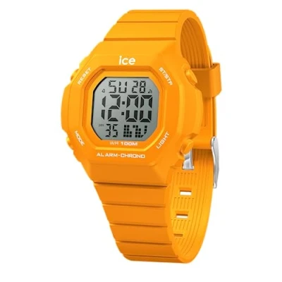Image of ICE WATCH digit ultra Orange Boy&#039;s (Unisex) wristwatch with plastic strap 022102 (Small)
