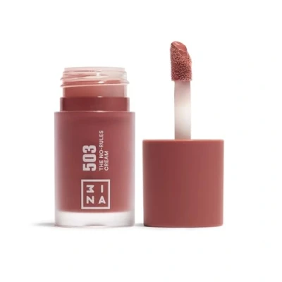 Image of 3INA MAKEUP The No Rules Cream 503 Nude Pink Liquid Blush Matte for Sensitive Eyes Lips &amp; Cheeks with Sweet Almond Oil a Natural Finish Vegan Cruelty Free