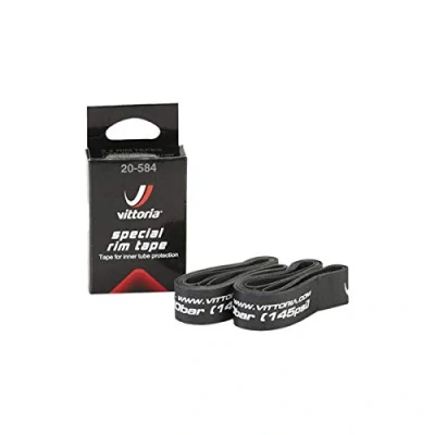 Image of Vittoria Rim Tape for Racing (18 622) 28 inch x 18 mmBlack, Pack of 2, black