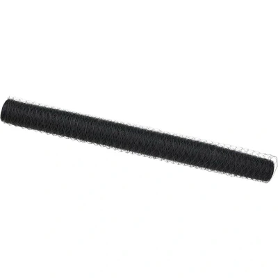 Image of vidaXL Hexagon Fence Grey 1x50 m Steel