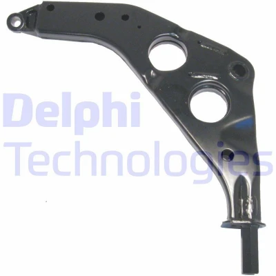 Image of 31126761409 Suspension Arm DELPHI TC1245 without ball joint Left, Lower Trailing Sheet Steel MINI: Hatchback, Convertible