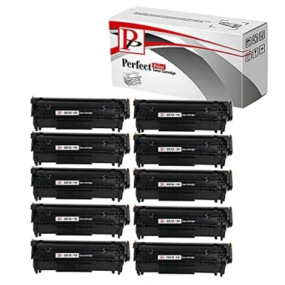 Image of 10 Compatible Toner Cartridge Replace Q2612A for HP 1010 1012 1015 1018 1020 1022 1022n 1022nw 3015 3020 3030 3050 3052 3055 M1005 Printer