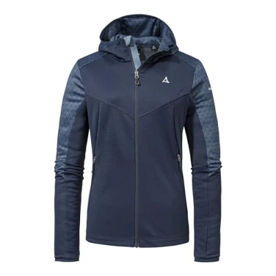 Image of Schöffel Women&#039;s Fleece Hoody Svardalen L Jacket, Blazer Navy, 34 (EU)
