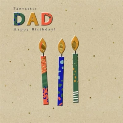 Image of Hallmark Fantastic Dad Birthday Greetings Card