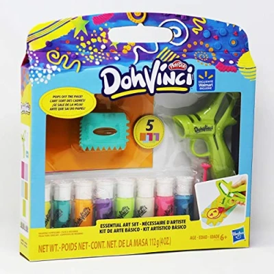 Image of Play Doh DohVinci Essential Art Set 8 Color Tubes Included (Walmart Exclusive) for 6 years and above