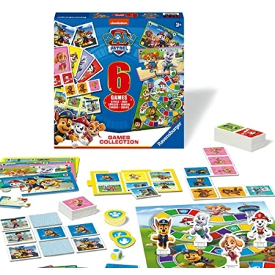 Image of Ravensburger Paw Patrol 6 in 1 Games Compendium Set for Kids Age 3 Years Up