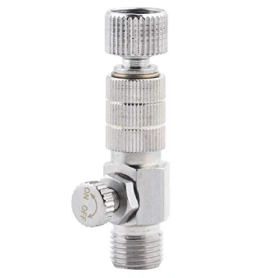 Image of Airbrush Quick Disconnect Coupler, 1/8&quot; Adaptor Fitting Coupling Connector Air Hose Adjustment Control Valve