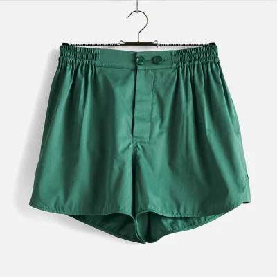 Image of HAY Outline Pyjama Shorts Emerald Green Medium/Large