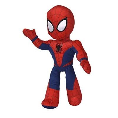 Image of Disney Marvel Spiderman Poseable Action Figure 25 cm Soft Toy,Blue,red