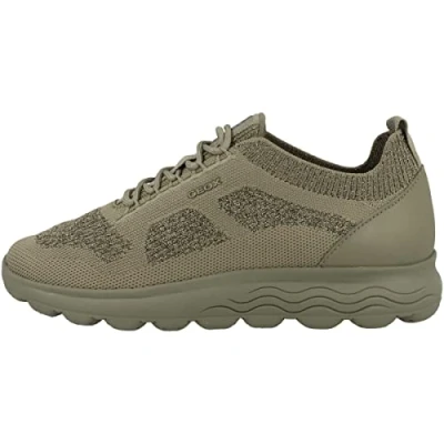 Image of Geox Women&#039;s D Spherica Sneaker, Pistachio, 6 UK