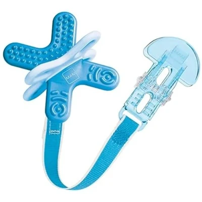 Image of MAM Bite and Relax Teether (4+ months) with Clip, Teething Toy Promotes Dental Hygiene Cleanliness, Baby Soothes Painful Gums
