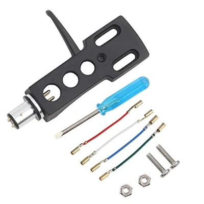 Image of Yanmis Turntable Headshell Mount, Universal with Lead Wires 6.3cm Phono Mount for Various