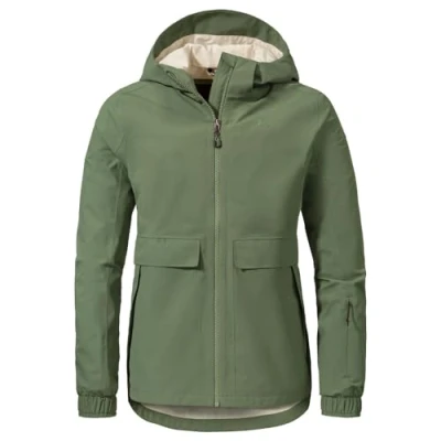 Image of Schöffel Women&#039;s Jacket Lausanne L Rain, Laurel Wreath, 44 (EU)