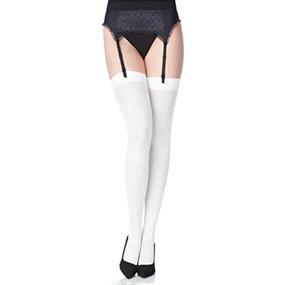 Image of Merry Style Women&#039;s Microfiber Stockings MS 799 40 DEN (White, M L)