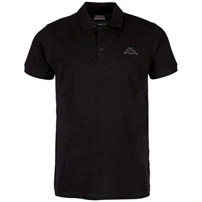 Image of Kappa Peleot Polo Shirt, Men, Black, M