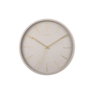 Image of Karlsson Belle Numbers Wall Clock 35cm Warm grey