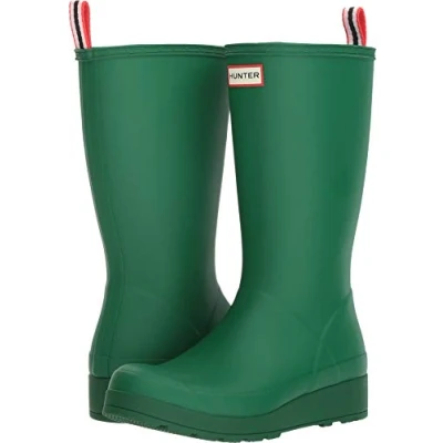 Image of Hunter Original Women&#039;s Play Short Waterproof Wellington Boots (Arctic Moss Green, UK Size 6)