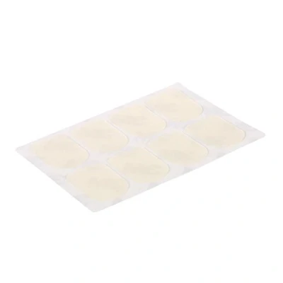 Image of Drfeify Sax Mouthpiece Patch, Patch Pad Cushion for Soprano Alto Tenor Saxophone Clarinet Accessory Parts(White 0.3mm Small Oval)
