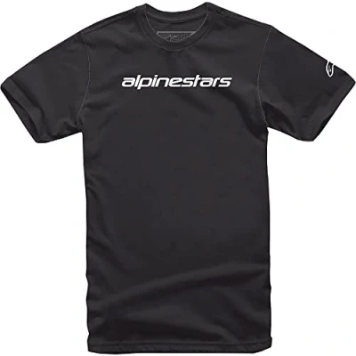 Image of Alpinestars Wordmark Linear Tee for Men Black/Grey