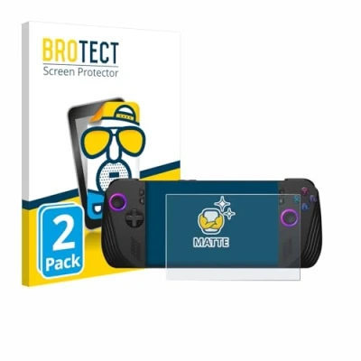 Image of brotect Screen Protector Anti Glare compatible with ASUS ROG Ally X (2024) (2 Pack) Matte, Fingerprint Protection Film