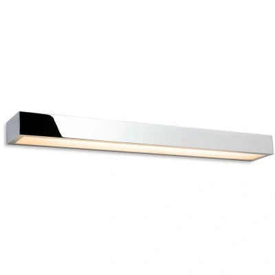 Image of Zulu Bathroom Down Light LED Wall 600mm Chrome with Opal Glass Diffuser IP44