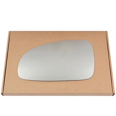 Image of Less4spares Wing Mirror Glass Left Compatible with Chevrolet Daewoo Kalos 2002 2008 STICK ON Passenger Near Side Convex