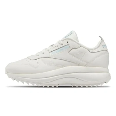 Image of Reebok Women&#039;s Classic Leather SP Extra Sneaker, Chalk/Blue Pearl/Chalk, 6.5 UK