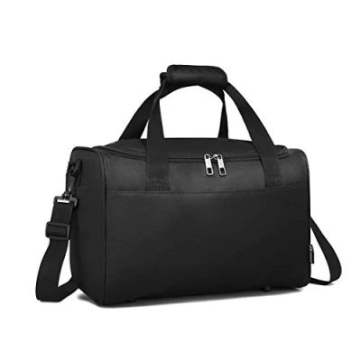Image of Kono Ryanair 40x20x25 Under The Seat Holdall Cabin Hand Luggage Carry On Travel Bag 20L (Black)