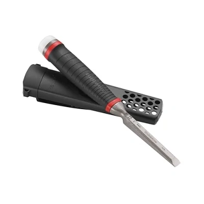 Image of Hultafors HDC12 Heavy Duty Chisel 12mm, Forged in one Piece with Continuous Robust I Profile for Extreme Breaking Strength