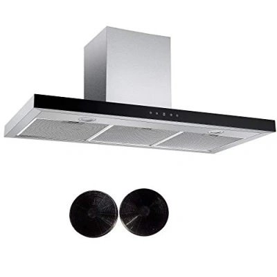 Image of Cookology LINT1001SS Stainless Steel Linear 100cm Chimney Cooker Hood &amp; Filters