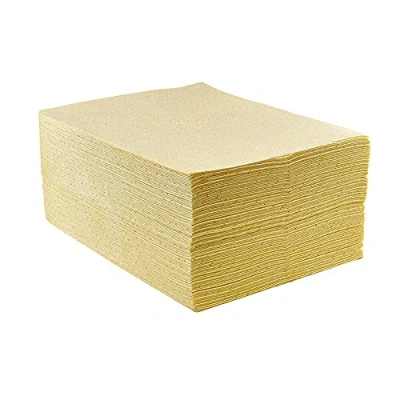 Image of Portwest Chemical Pad, Color:Yellow, Size:50cm x 40cm Absorbs 0.4 Litres, SM80YER