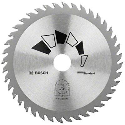 Image of Bosch 1x Circular Saw Blade Standard (for Wood, Ø 190 x 2.2/1.5 20/16 mm, 24 Teeth, ATB, with Reduction ring 16 Accessories for Saws)