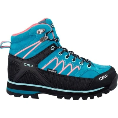 Image of CMP Women's Moon Mid Wmn Trekking Shoe Wp Walking, Teal Red Fluo, 5 UK